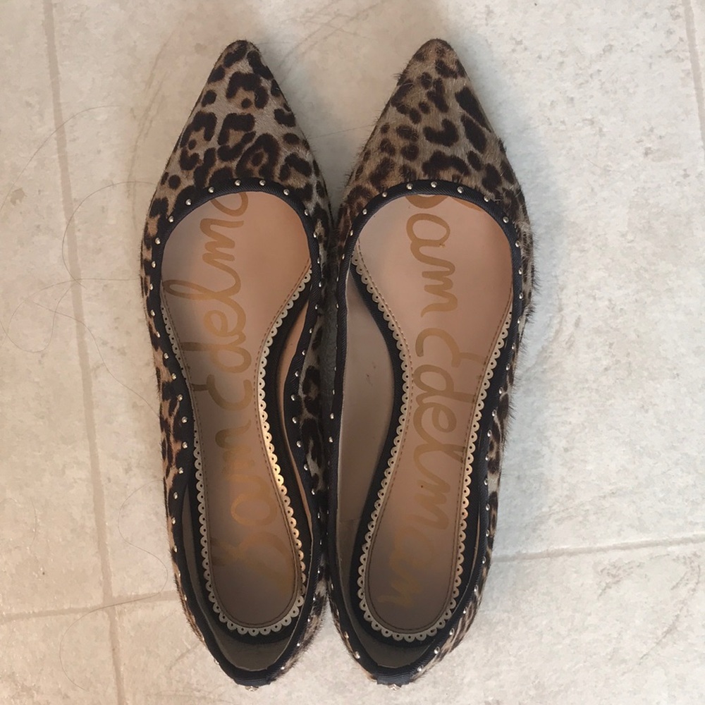 Sam Edelman leopard flats